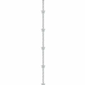 Floral Elegance 925 Silver Bracelet Rakhi