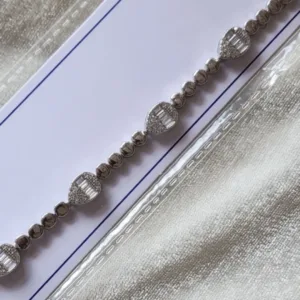 Stone Drop 925 Silver Bracelet Rakhi
