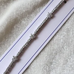 Floral Elegance 925 Silver Bracelet Rakhi